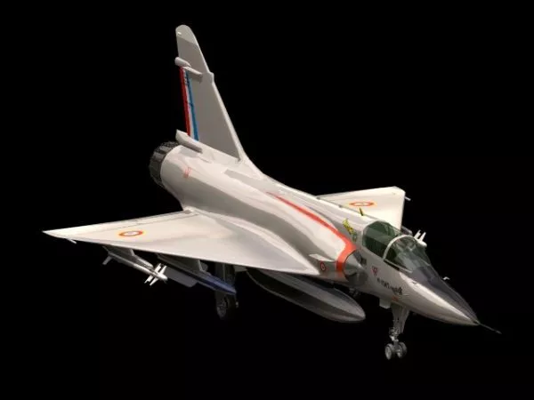 Dassault Mirage 2000 Fighter 3d model Dassault Mirage 2000 Fighter 3d model