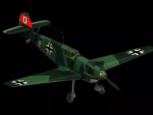 Messerschmitt Bf 109b Fighter 3d model Messerschmitt Bf 109b Fighter 3d model