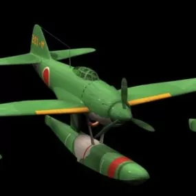 N1k Kyofu Fighter 3d model