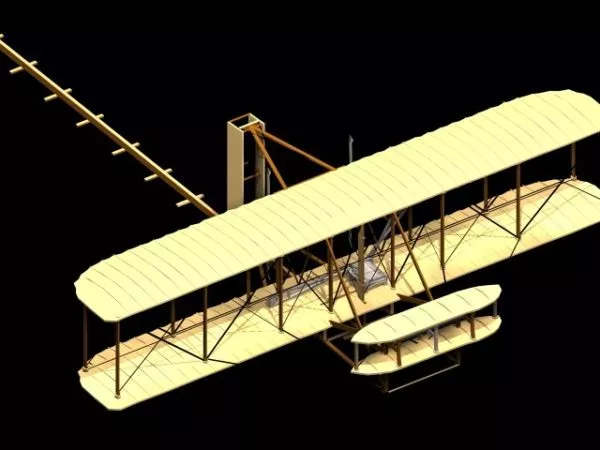 Wright Flyer 3d model Wright Flyer 3d model
