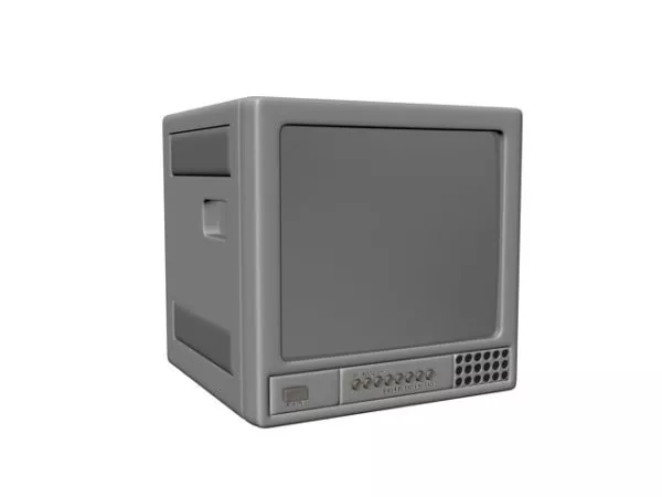 Pc Monitor Old Design 3d model