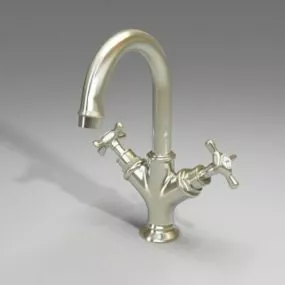 2-handle Basin Mixer 3d model