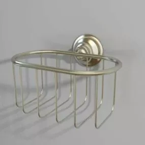 Wall Mount Soap Basket 3d model