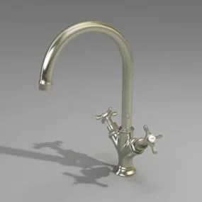 2-handle Basin Mixer 3d model