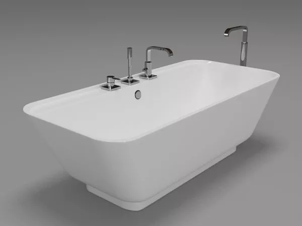 Soaking Bathtub 3d model