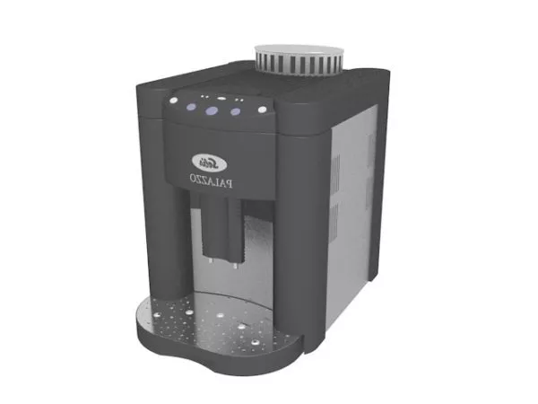 Grey Refrigerator Freezer With Quick Ice 3d model
