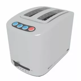 Modern 2-slice Toaster 3d model