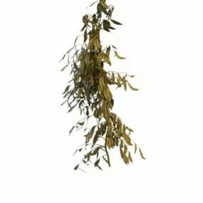 Autumn Tree Branch 3d model