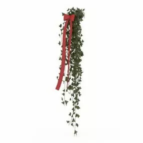 Holly Christmas Plant 3d model