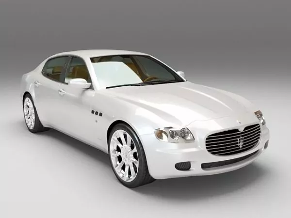 Maserati Quattroporte 3d model Maserati Quattroporte 3d model