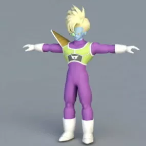 Dragon Ball Captain Salza 3d model