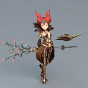 Dragon Nest Sorceress Karacule 3d model