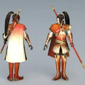 Ancient Chinese Warrior 3d model