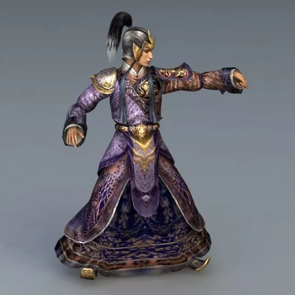 Qing Dynasty Politician 3d model Qing Dynasty Politician 3d model