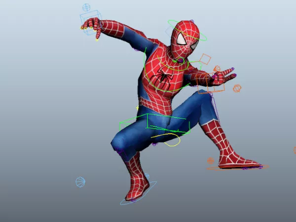 Classic Spider-man 3d model Classic Spider-man 3d model