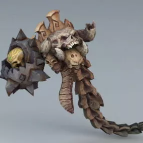 Scary Skull Monster 3d model