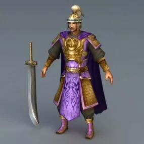 Ming Dynasty Soldier 3d model