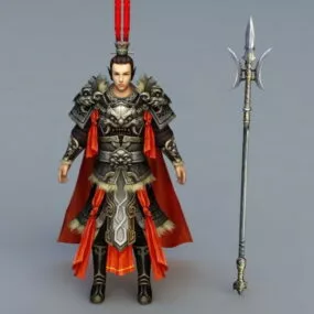 Ancient Chinese Warlord 3d model