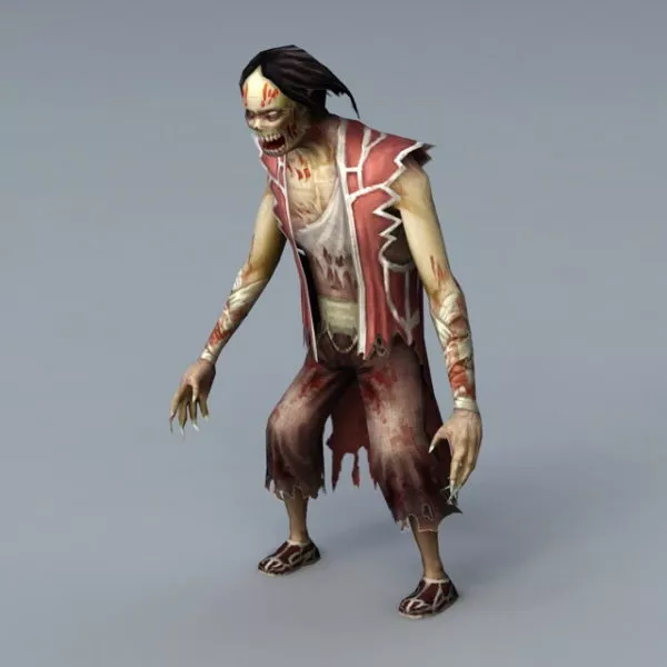 Prisoner Zombie 3d model
