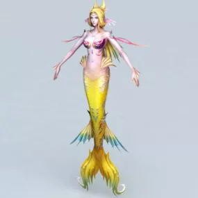 Siren Mermaid 3d model