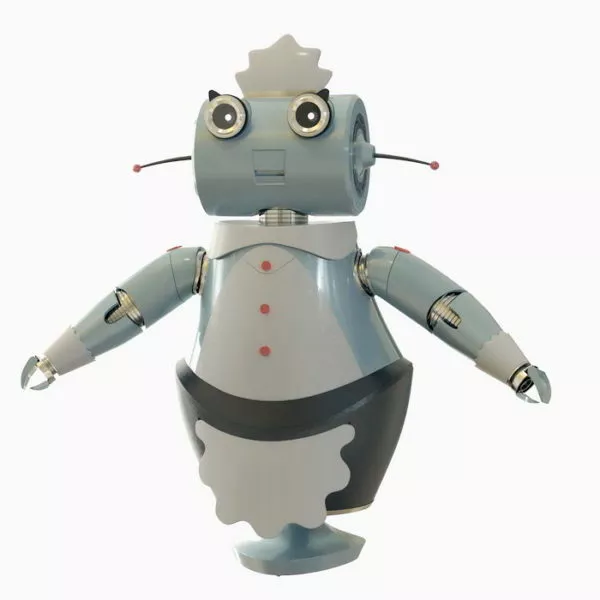 Future Robot Servant 3d model Future Robot Servant 3d model