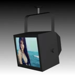 Ceiling Mount Tv 3d model