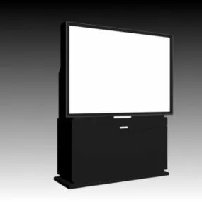 Philips Rear Projection Tv 3d model