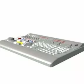 Audio Mixing Console 3d model