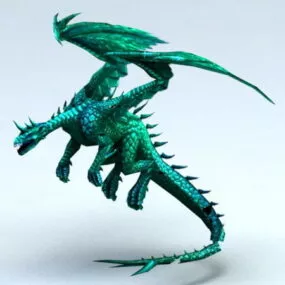 Green Dragon 3d model