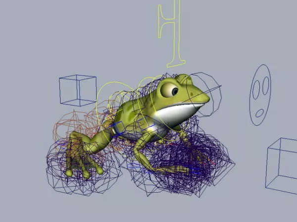 Small Frog Rig 3d model Small Frog Rig 3d model
