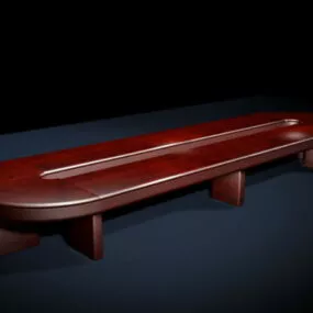 Large Conference Room Table 3d model
