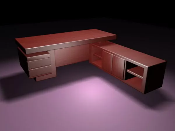 Executive Desk Suites 3d model Executive Desk Suites 3d model