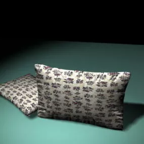 Floral Sofa Pillows 3d model