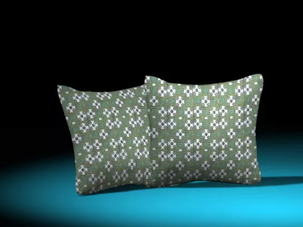 Decorative Pillows For Couch 3d model Decorative Pillows For Couch 3d model