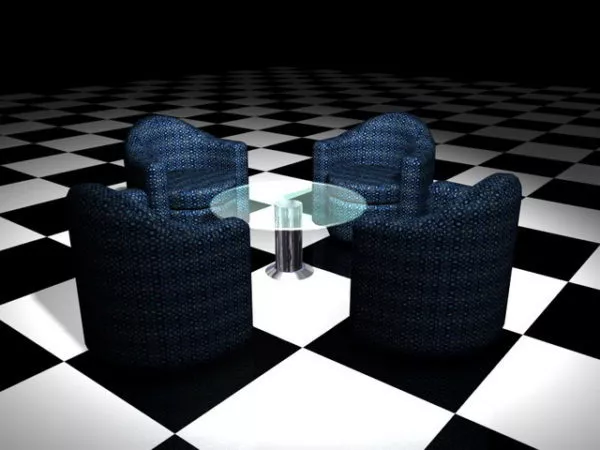 Coffee Table And Chair Sets 3d model Coffee Table And Chair Sets 3d model