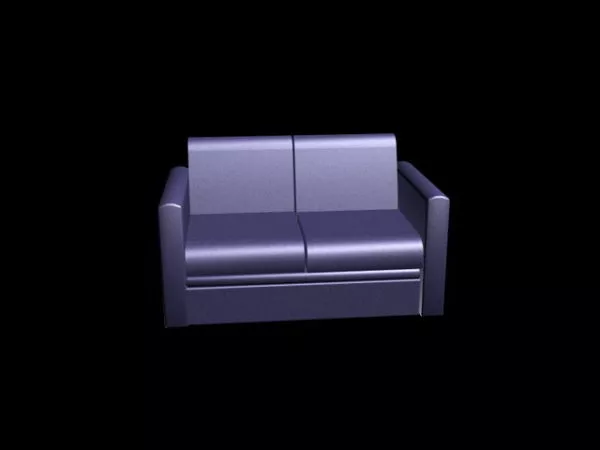 Modern Loveseat Sofa 3d model Modern Loveseat Sofa 3d model