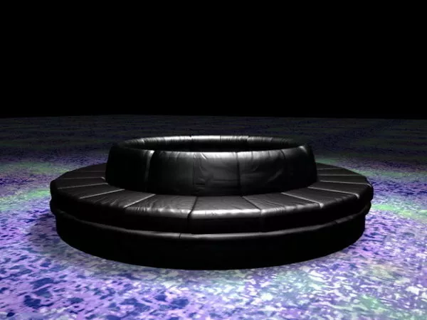 Circular Couch 3d model Circular Couch 3d model