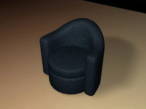 Upholstered Bar Chair 3d model Upholstered Bar Chair 3d model