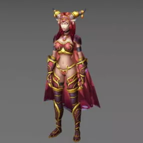 Lady Alexstrasza 3d model