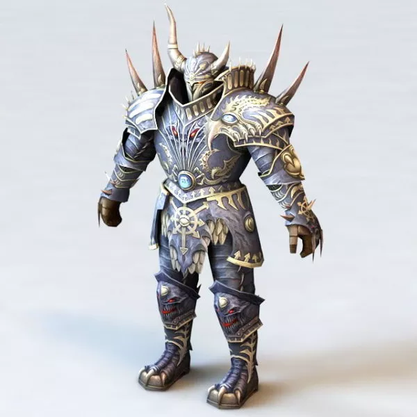 Dark Warrior Heavy Armor 3d model Dark Warrior Heavy Armor 3d model