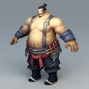 Throwing Axeman 3d model