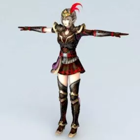 Dynasty Warriors Girl 3d model