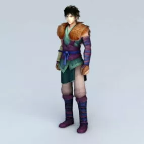 Mongolian Prince 3d model