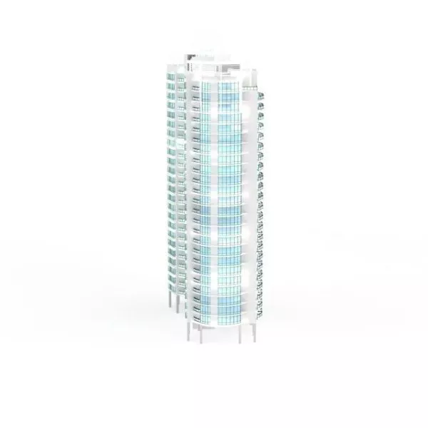Little Rock Tower 3d model