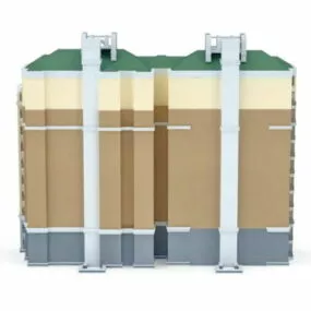 Low Income Housing 3d model
