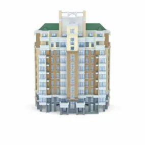 High-rise Residential Tower 3d model