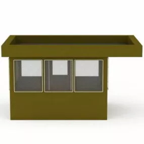 Portable Guard Room 3d model