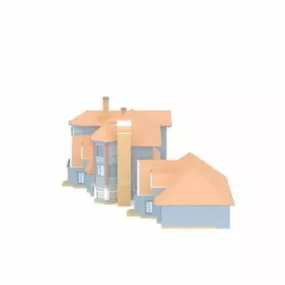 Europe Country Houses 3d model