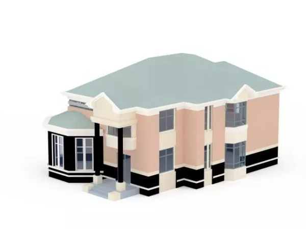 House With Garage 3d model House With Garage 3d model