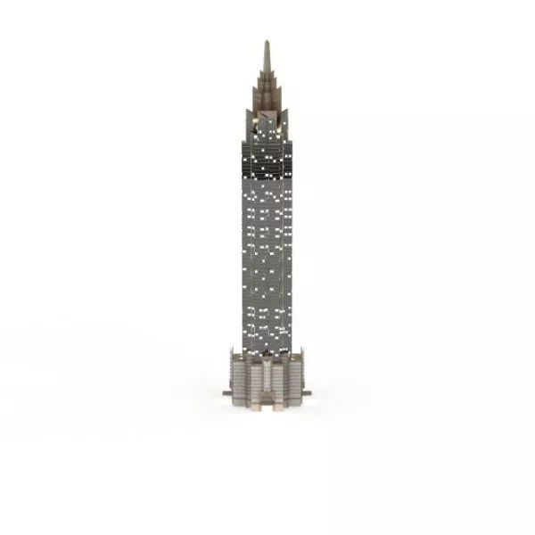 Modern Skyscraper Highrise Building 3d model